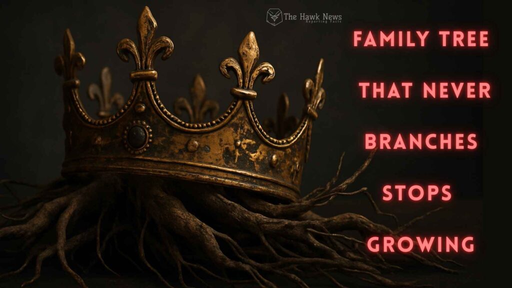 If the family tree never branches, it stops growing