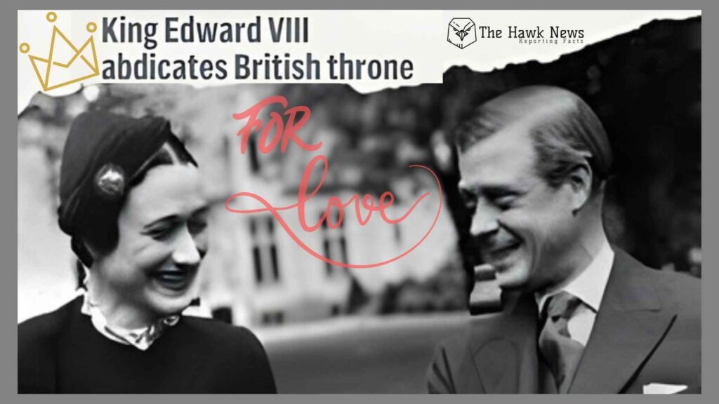 King Edward VIII abdicates