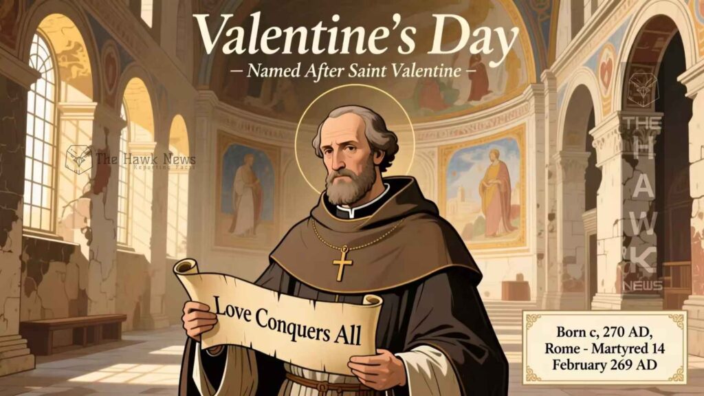 The day named after Saint Valentine